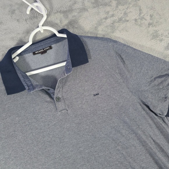 Michael Kors Polo Shirt Short‎ Sleeve Casual Modern Fit XL - Picture 1 of 9